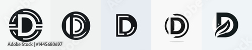 letter d logo vector