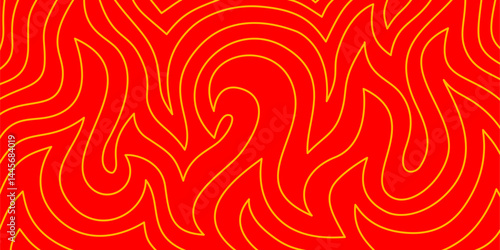 Fire Background. flame Background. doodle fire background. Flame Seamless Pattern. Background with fire lines. Outline of flames background. Continuous fire line design. Flame outline background.