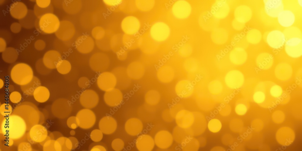 Abstract Golden Bokeh Background with Soft Circular Lights Abstract Golden Bokeh Background with Soft Circular Lights