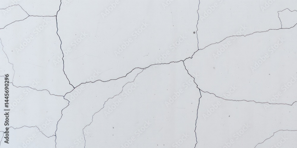 Abstract Cracked Surface Texture A Detailed View of Fissures in a Light Grey Material Abstract Cracked Surface Texture A Detailed View of Fissures in a Light Grey Material