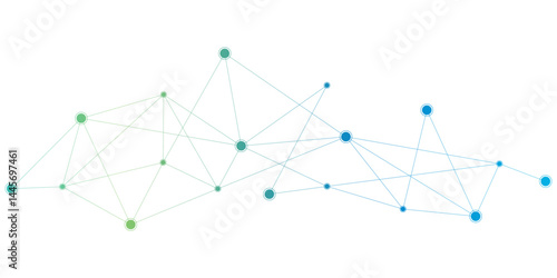 Abstract geometric lattice, the scope of molecules. vector illustration