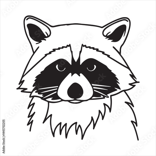 Raccoon in Forest Habitat – Nocturnal Forager with Striped Tail