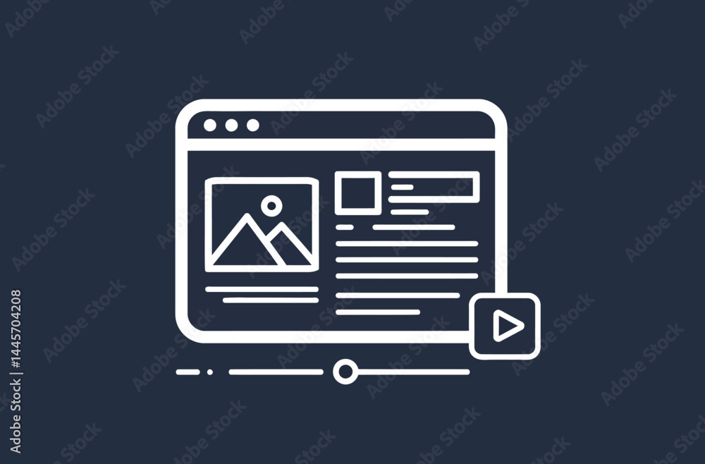 Simple Webpage Design with Image Text and Progress Bar Simple Webpage Design with Image Text and Progress Bar