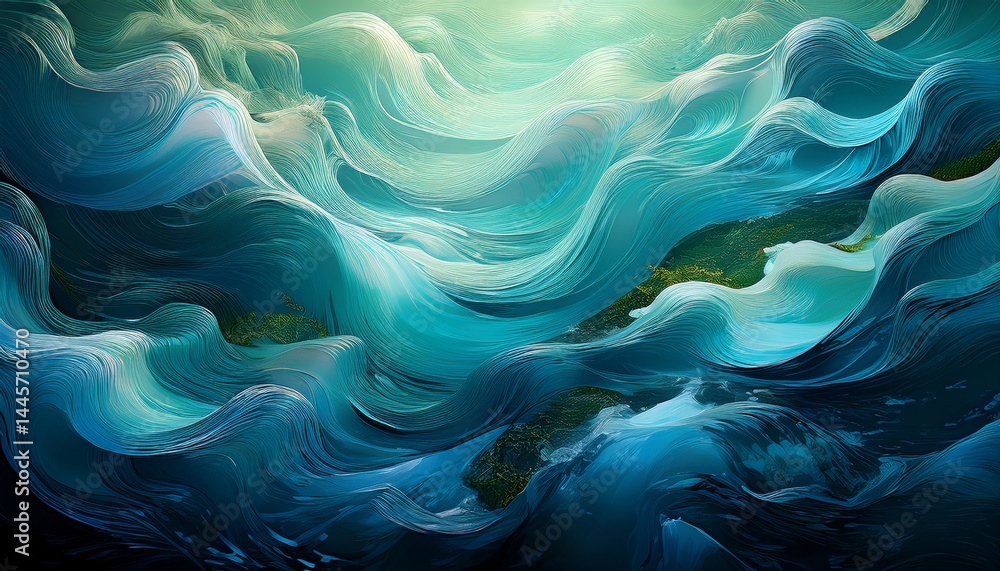 Obraz premium deep water abstract natural backgrounds