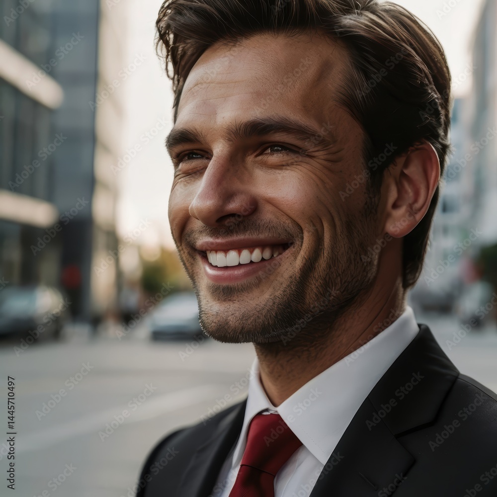 Fototapeta premium portrait of a smiling businessman
