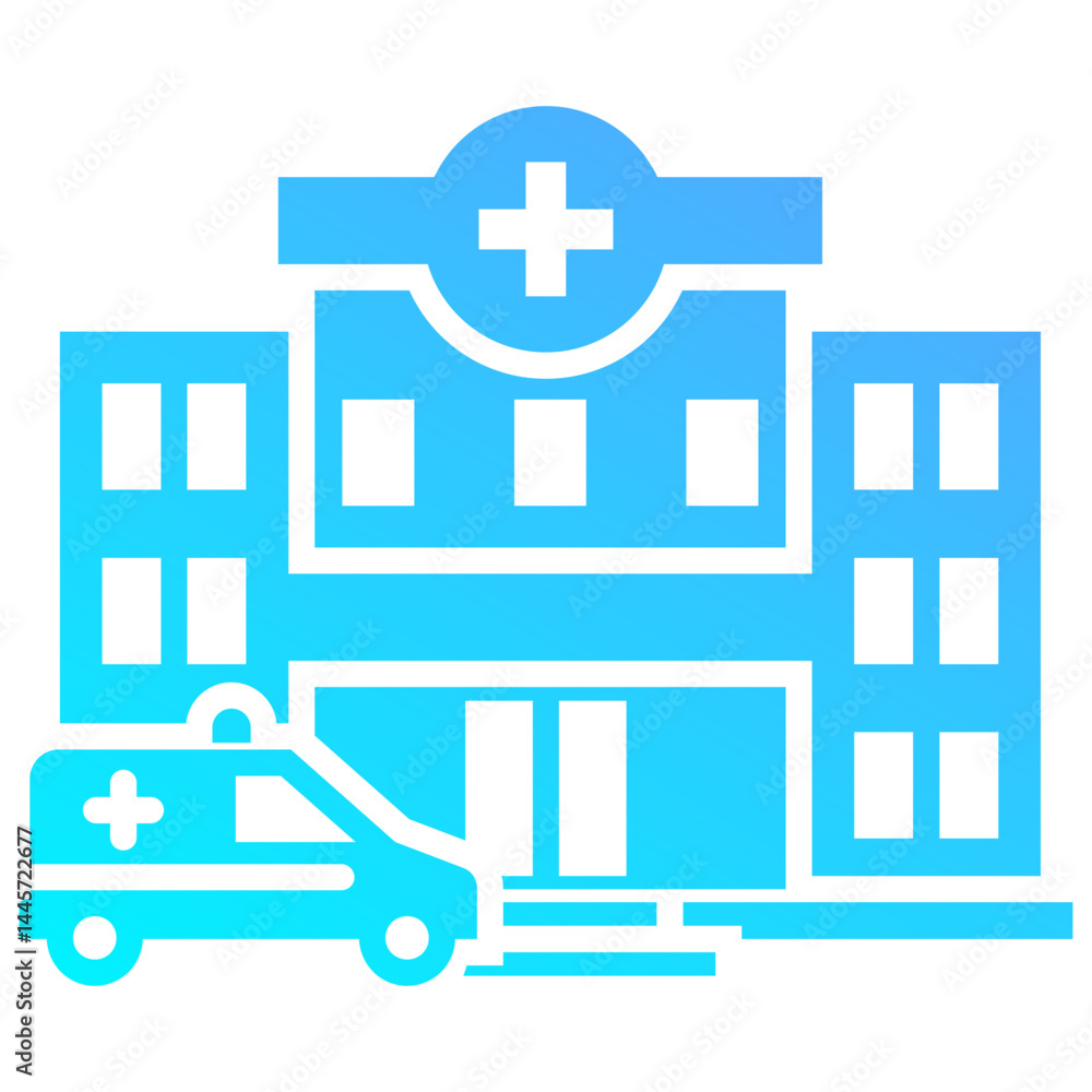 Obraz premium Hospital Icon