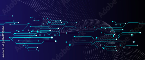 Abstract grey circuit line technology pattern on white background, futuristic vector illustration of digital circuitry design for tech backgrounds	