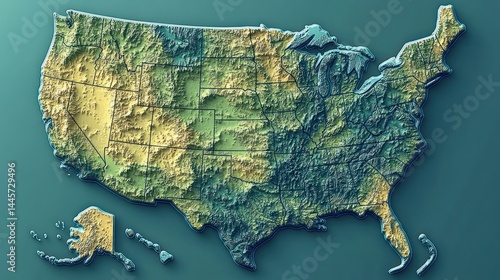 USA Topographic Map (2)