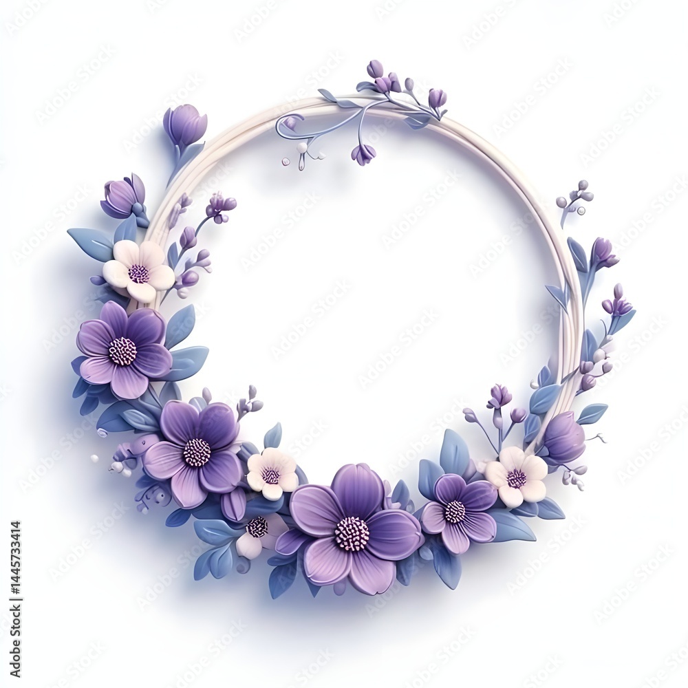 frame with flowers frame with flowers
