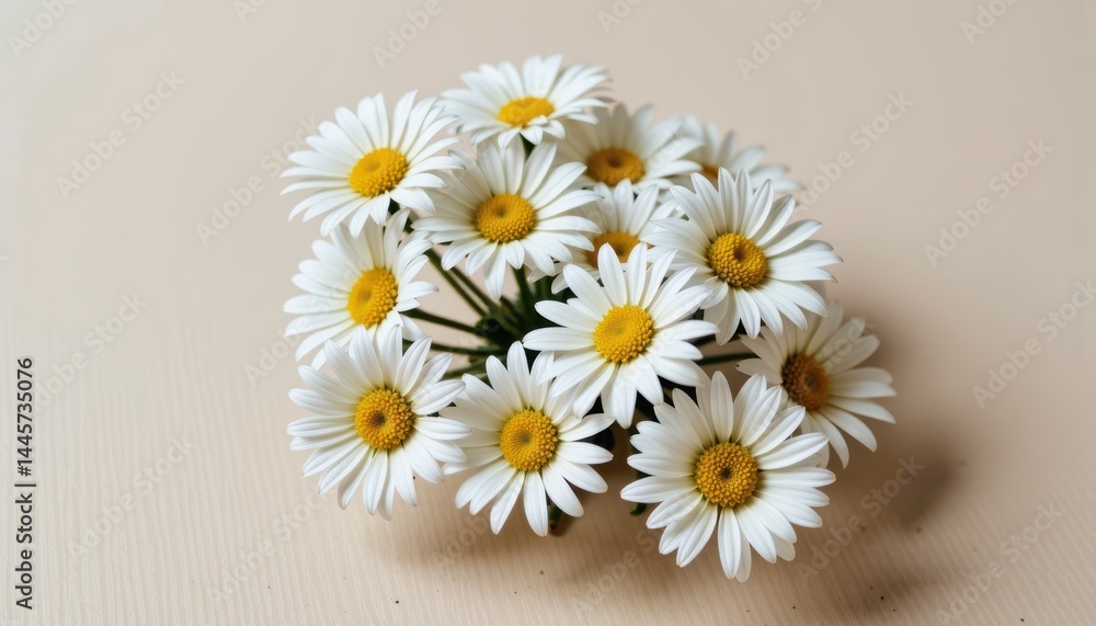 Fototapeta premium Elegant white flowers on a table, tranquil and beautiful floral arrangement serene