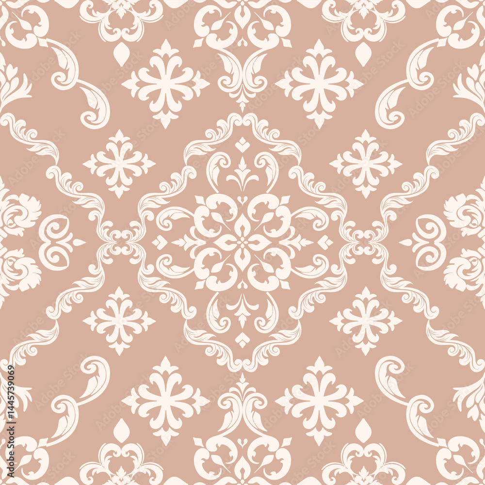 seamless floral damask pattern seamless floral damask pattern