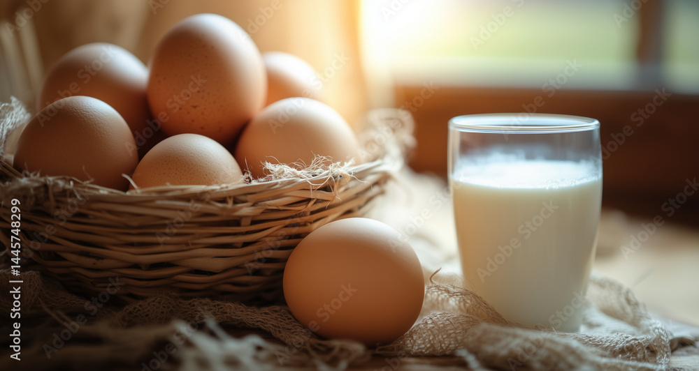 rustic photo of milk and eggs on a wooden table – perfect for farm product promotions, rustic kitchen blogs, organic food branding, or countryside lifestyle magazines
rustic photo of milk and eggs on a wooden table – perfect for farm product promotions, rustic kitchen blogs, organic food branding, or countryside lifestyle magazines