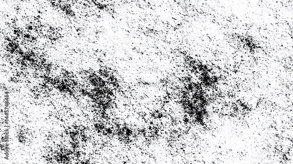 Abstract textured pattern of black and white marks. Abstract textured pattern of black and white marks.