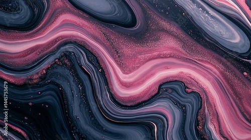 Abstract fluid art with swirling colors