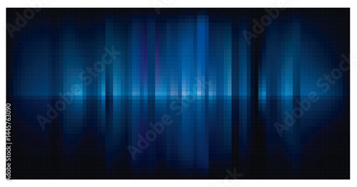 Blue halftone pixelated equalizer. vector illustration of blue equalizer 