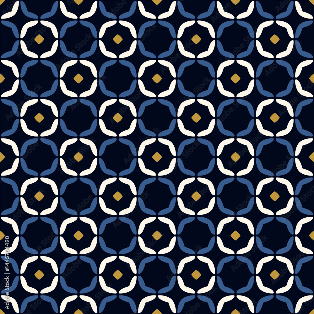 Simple geometric pattern abstract round shapes motif classic blue minimal background. Repeat tiny small element modern fabric design textile swatch ladies dress, man scarf, shirt all over print block. Simple geometric pattern abstract round shapes motif classic blue minimal background. Repeat tiny small element modern fabric design textile swatch ladies dress, man scarf, shirt all over print block.