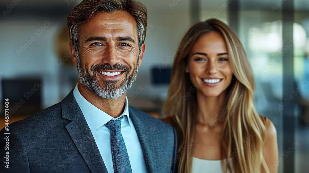 Successful Business Partners: A Portrait of Confidence and Achievement Successful Business Partners: A Portrait of Confidence and Achievement