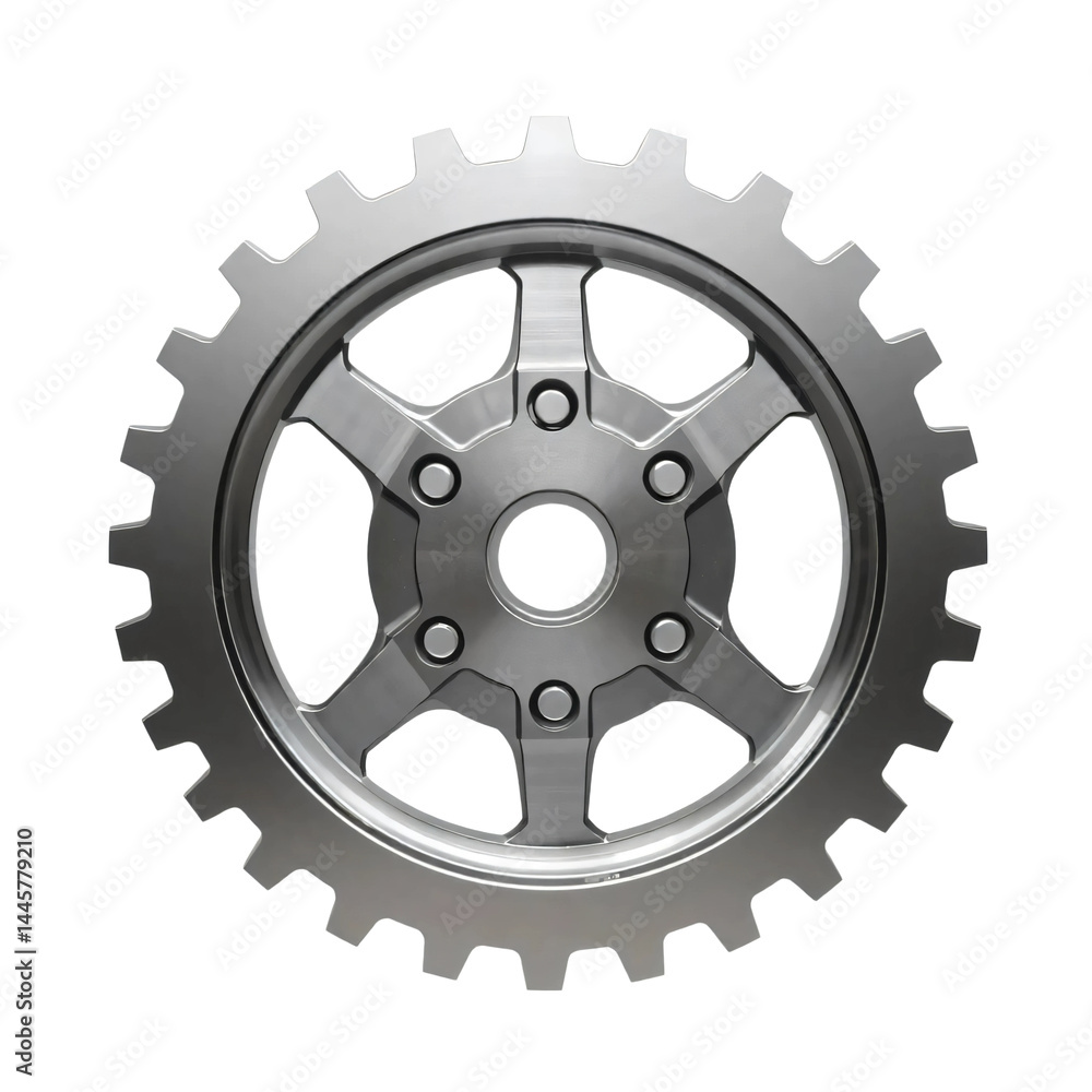 Obraz premium Gear wheel isolated on transparent background