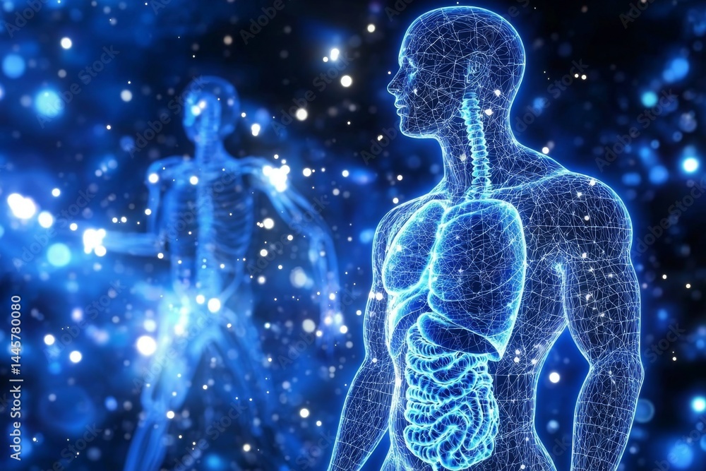 Anatomical representation of the human digestive system in three dimensions. Anatomical representation of the human digestive system in three dimensions.