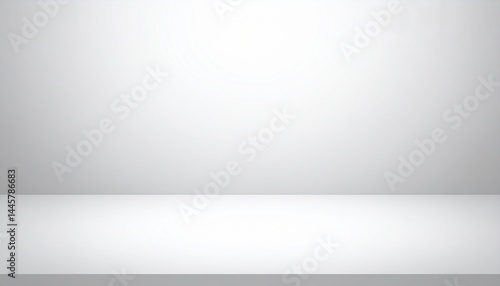 Wallpaper Mural empty white room with spotlights Torontodigital.ca