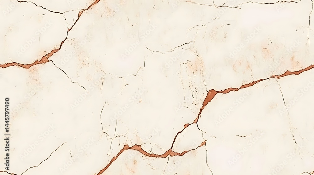 Cream-colored stone surface with intricate cracks and veining. Cream-colored stone surface with intricate cracks and veining.