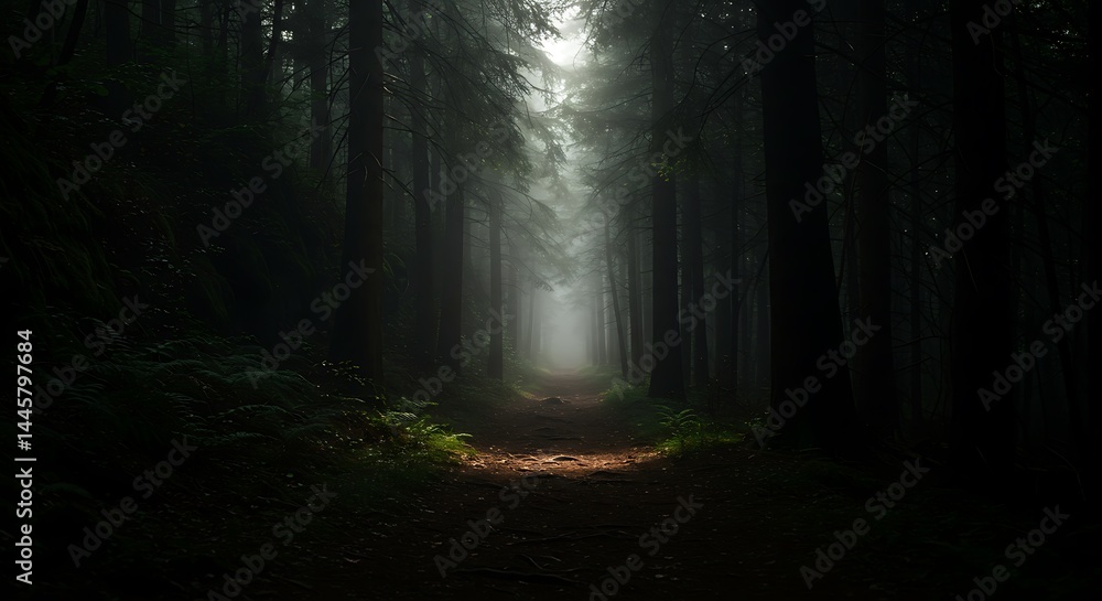 Fototapeta premium Whispers of the Woods AI Generated