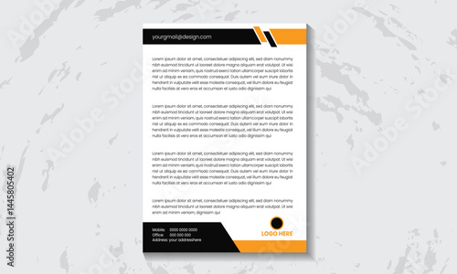 Customizable Letterhead Design for Business Use