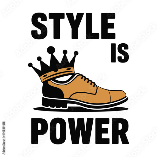 Style Is Power T Shirt Design