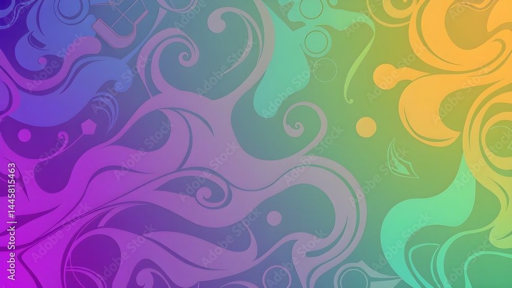 Psychedelic Gradient Swirls: A Vibrant Abstract Background Psychedelic Gradient Swirls: A Vibrant Abstract Background