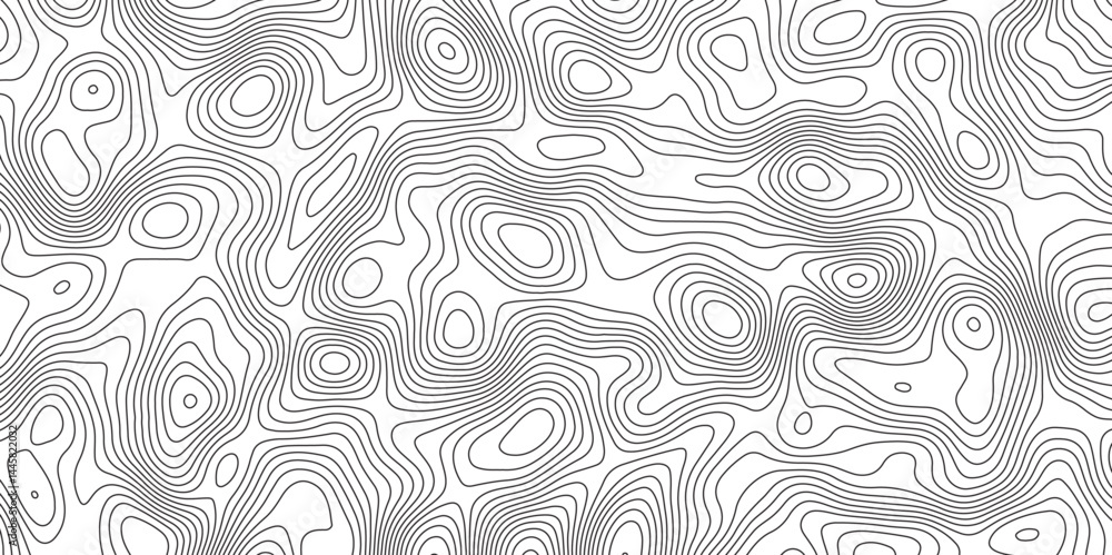 Topographic contour map. Vector cartography illustration. Modern design with White topographic wavy pattern design. Contours trails, image grid geographic relief topographic Cartography Background Topographic contour map. Vector cartography illustration. Modern design with White topographic wavy pattern design. Contours trails, image grid geographic relief topographic Cartography Background