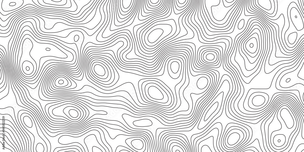 Topographic contour map. Vector cartography illustration. Modern design with White topographic wavy pattern design. Contours trails, image grid geographic relief topographic Cartography Background Topographic contour map. Vector cartography illustration. Modern design with White topographic wavy pattern design. Contours trails, image grid geographic relief topographic Cartography Background
