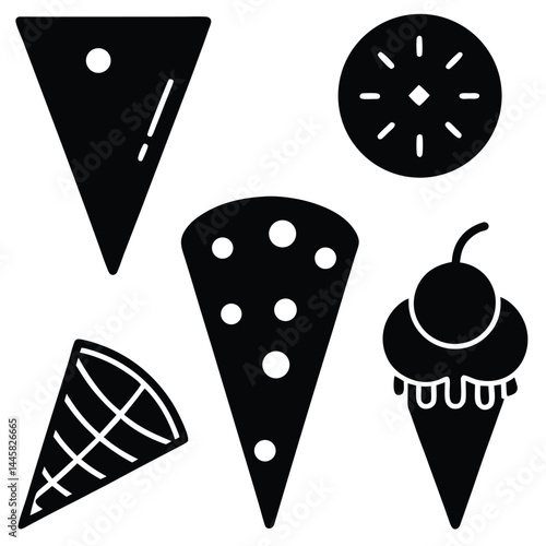 set of ice cream