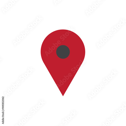 red map pointer