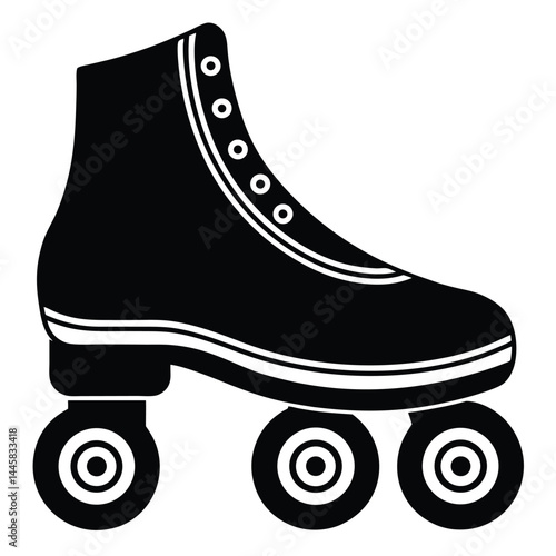 roller skates isolated on white