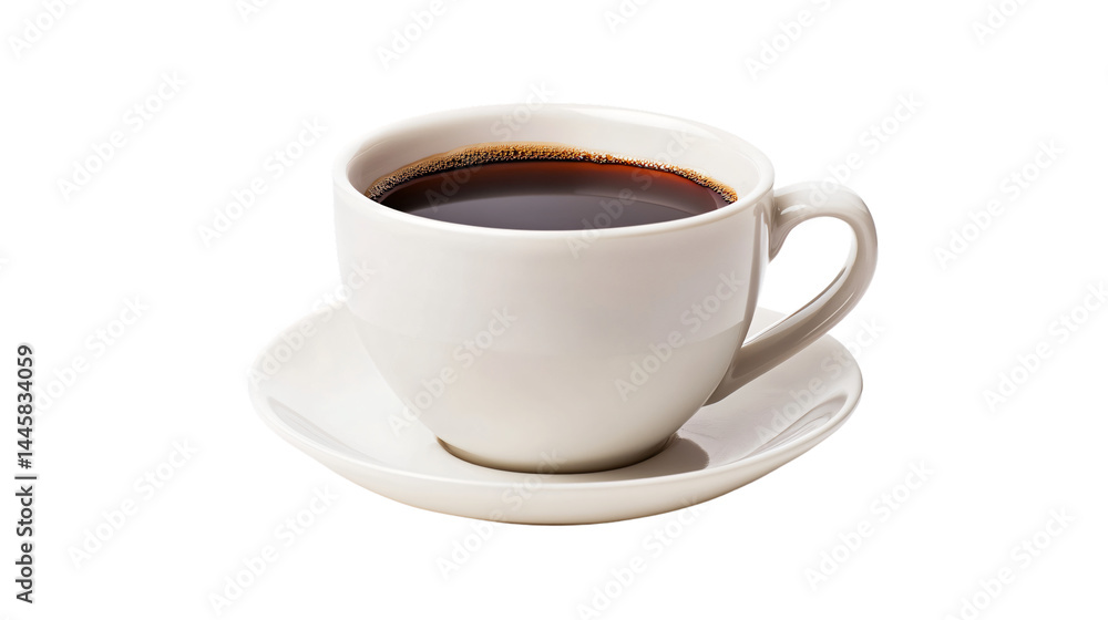 Coffee Cup on White Background for Beverage and Cafe Marketing Coffee Cup on White Background for Beverage and Cafe Marketing