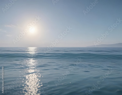 Subtle light blue gradient, calming ocean vibe  Abstract, tranquil, serene , mood, wallpaper