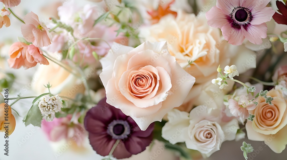 Stunning Close-Up of a Minimalist Floral Arrangement in HD Stunning Close-Up of a Minimalist Floral Arrangement in HD