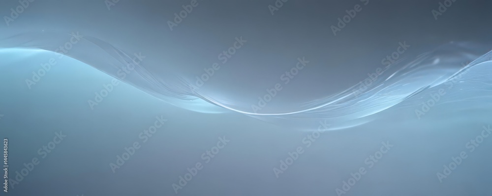 Naklejka premium Subtle swirling light blue gradients, soft ethereal texture, hue, light, tranquil