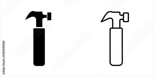 hummer icon illustration isolated vector sign symbol on white background. color editable