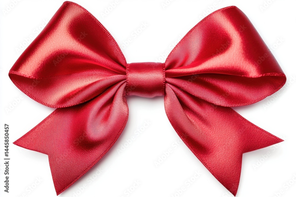 red bow isolated on white background red bow isolated on white background