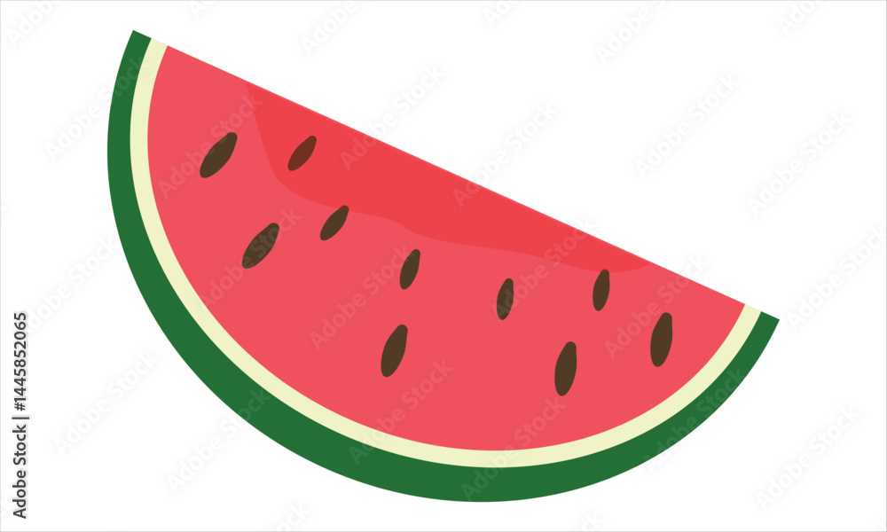 slice of watermelon isolated on white background slice of watermelon isolated on white background