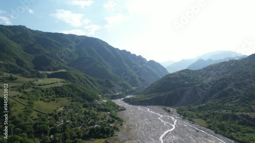 Beautiful nature view  from above