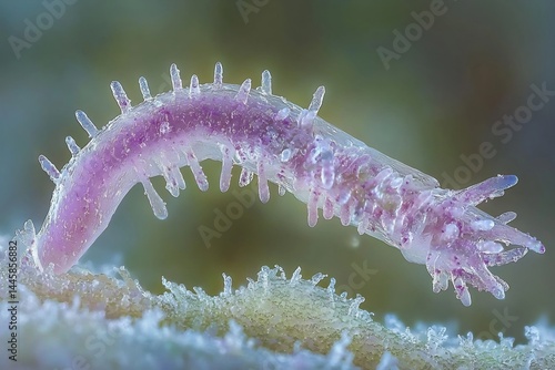 Enhanced view of cell dividing chromosomes moving and splitting with perfect precision under a microscope cellular biology in vivid detail