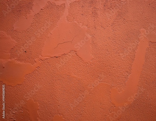 terracotta painted stucco wall background texture