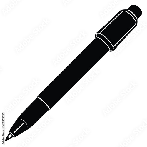 journalist element isolated pen on white background
