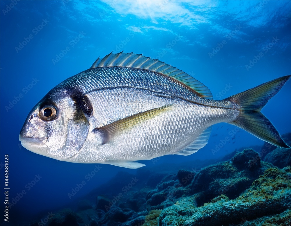 common two banded seabream diplodus vulgaris common two banded seabream diplodus vulgaris