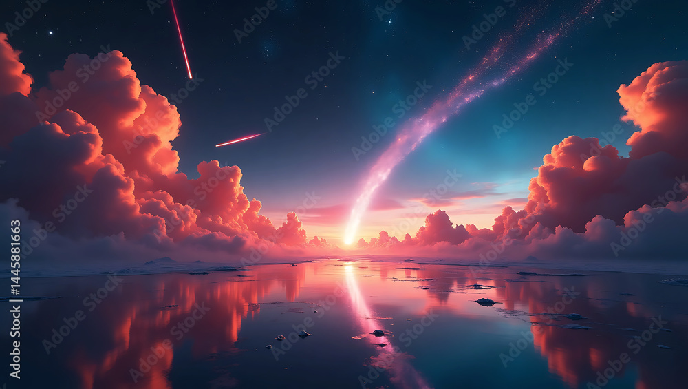 meteor abstract background abstract shooting star clean night sky subtle spark trail meteor abstract background abstract shooting star clean night sky subtle spark trail