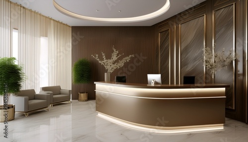 luxury modern reception desk ing