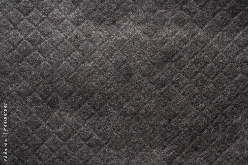 felt fabric with diamond quilted pattern