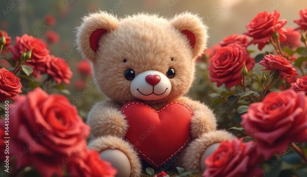 teddy bear with red rose teddy bear with red rose